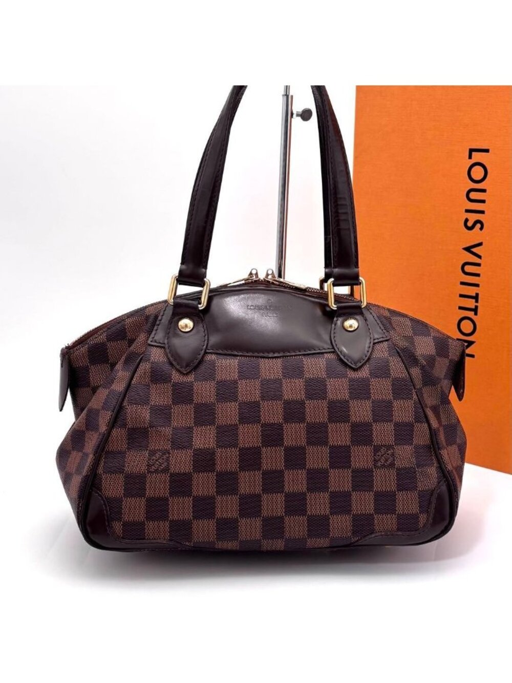 Louis Vuitton Damier Ebene Verona PM Tote Bag